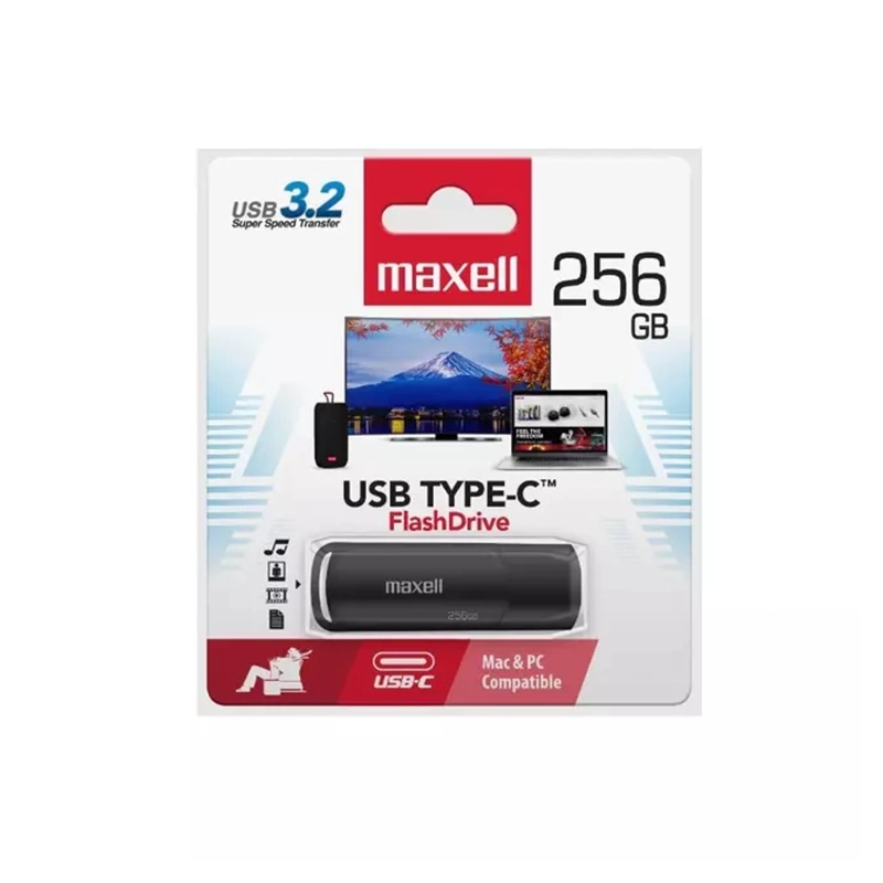 PENDRIVE MAXELL USB 3.2 TIPO C 256GB - 1