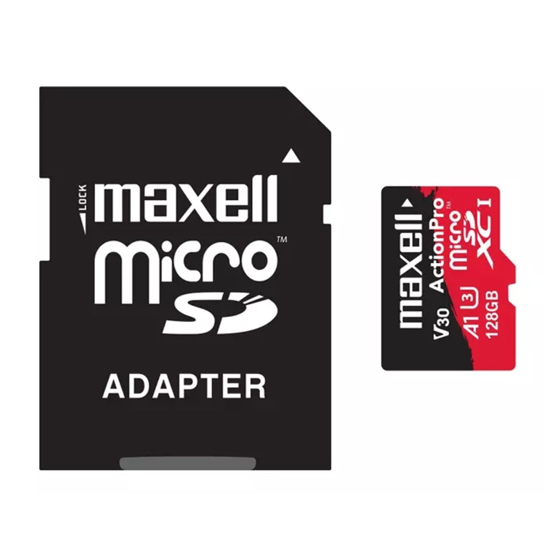 TARJETA DE MEMORIA MICROSD MAXELL 128GB UH-3 8K A1 100MBS - 3