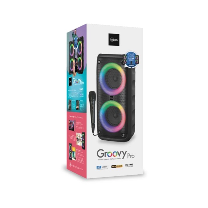 PARLANTE BLUETOOTH RGB COLOR FEEL PRO KARAOKE TWS - 3