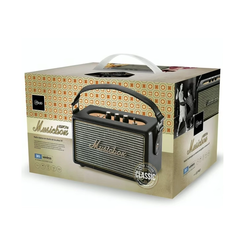 RADIO RETRO PORTATIL MICROLAB BLUETOOTH RECARGABLE - 2