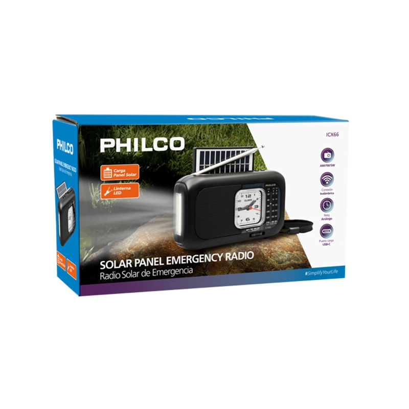 RADIO PHILCO MULTIBANDA BLUETOOTH SOLAR ICX66 - 3