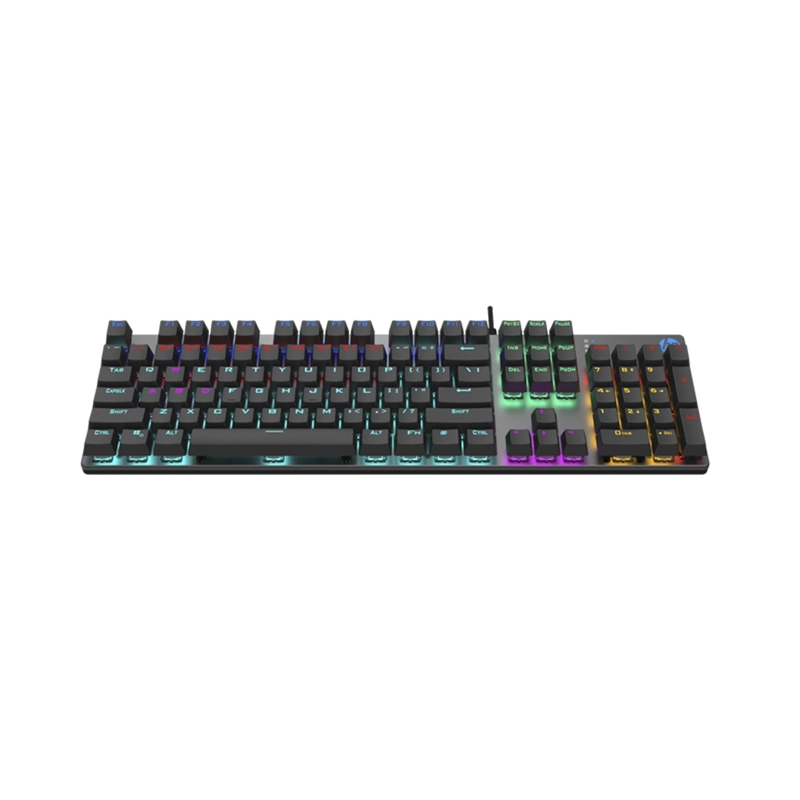 TECLADO GAMER MECANICO HP GK400F LUCES RGB - 2