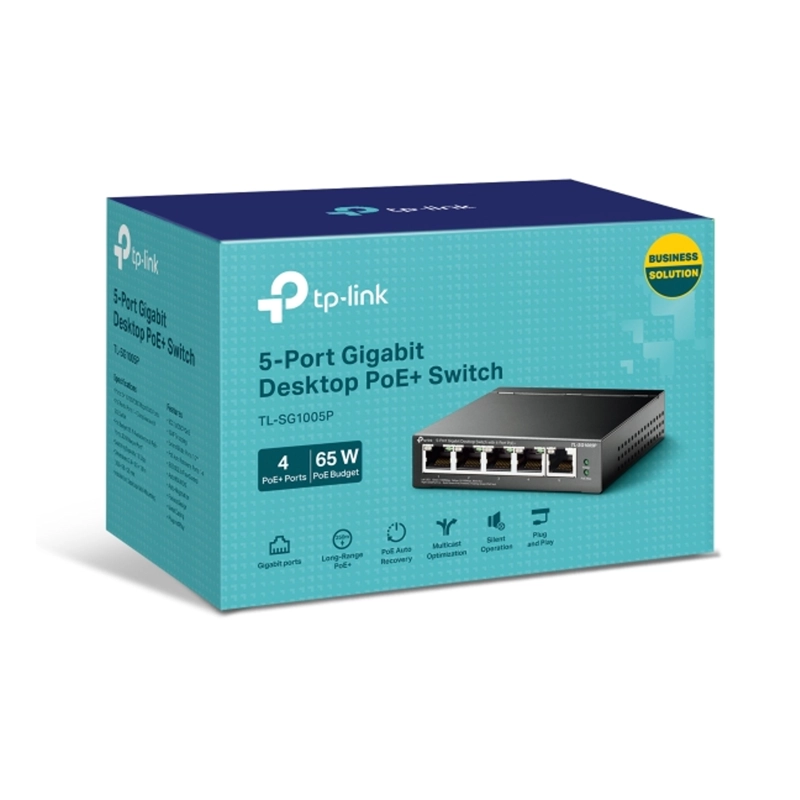 CONMUTADOR DE ESCRITORIO GIGABIT DE 5 PUERTOS CON POE DE 4 PUERTOS - 4