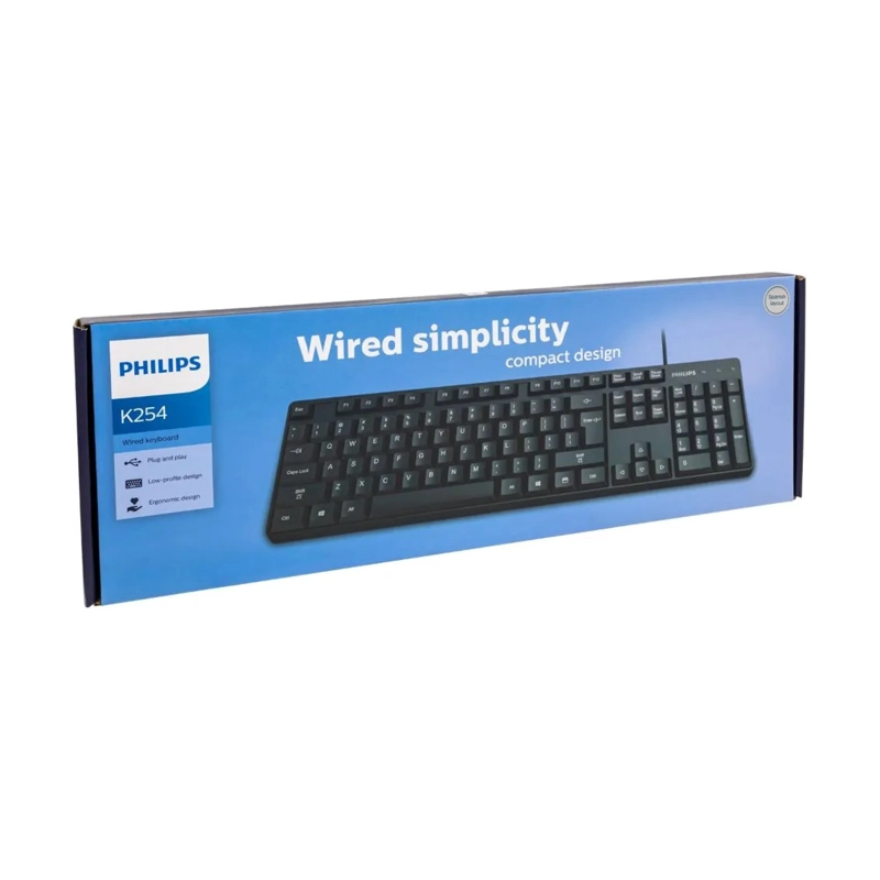 TECLADO PHILIPS ALAMBRICO SPK6254 - 3