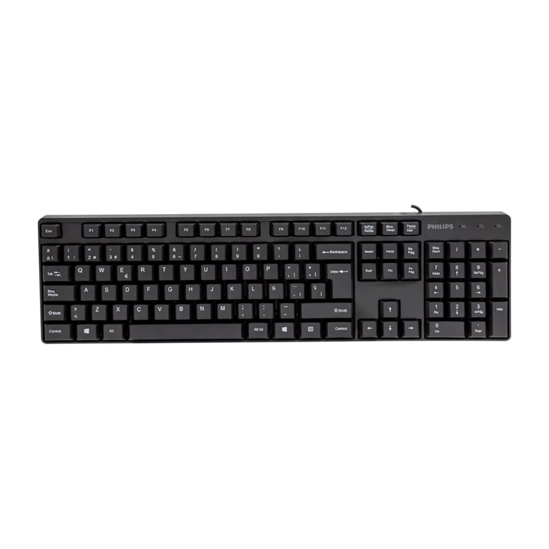 TECLADO PHILIPS ALAMBRICO SPK6254 - 4