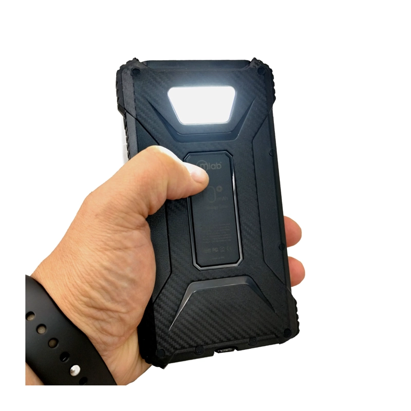 CARGADOR PORTATIL MICROLAB 10000MAH PANEL SOLAR - 6