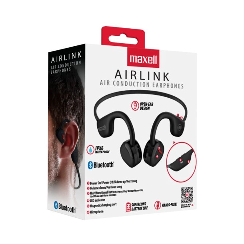 AUDIFONOS INALAMBRICOS DEPORTIVOS MAXELL AIRLINK - 2