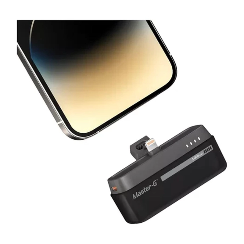 POWER BANK PORTATIL MASTER G 5000MAH LIGHTNING COMPATIBLE IPHONE - 4