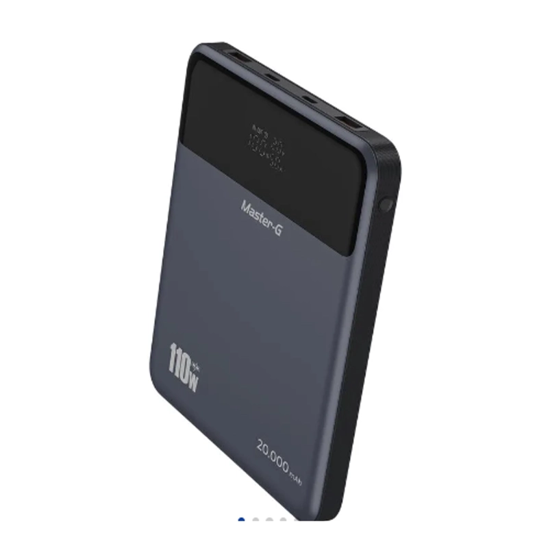 CARGADOR PORTATIL SLIM 20000MAH 110W MASTER G NOTEBOOK - 1