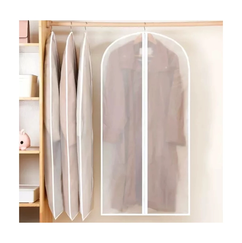 5 BOLSAS TRANSPARENTES CUBRE TRAJES COLGAR CLOSET ROPA - 3