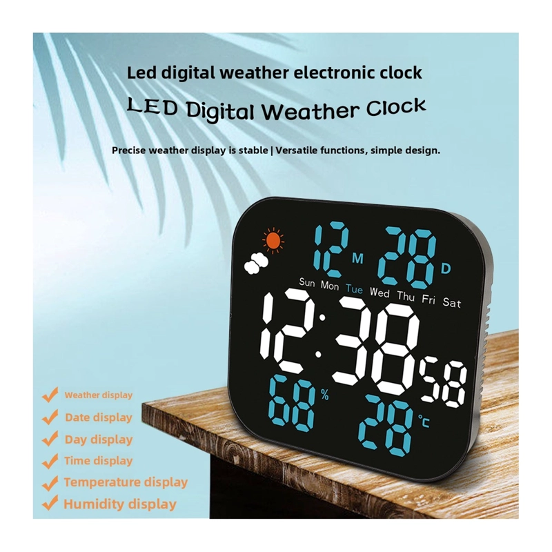 RELOJ DESPERTADOR DE PARED DS-3828L - 2