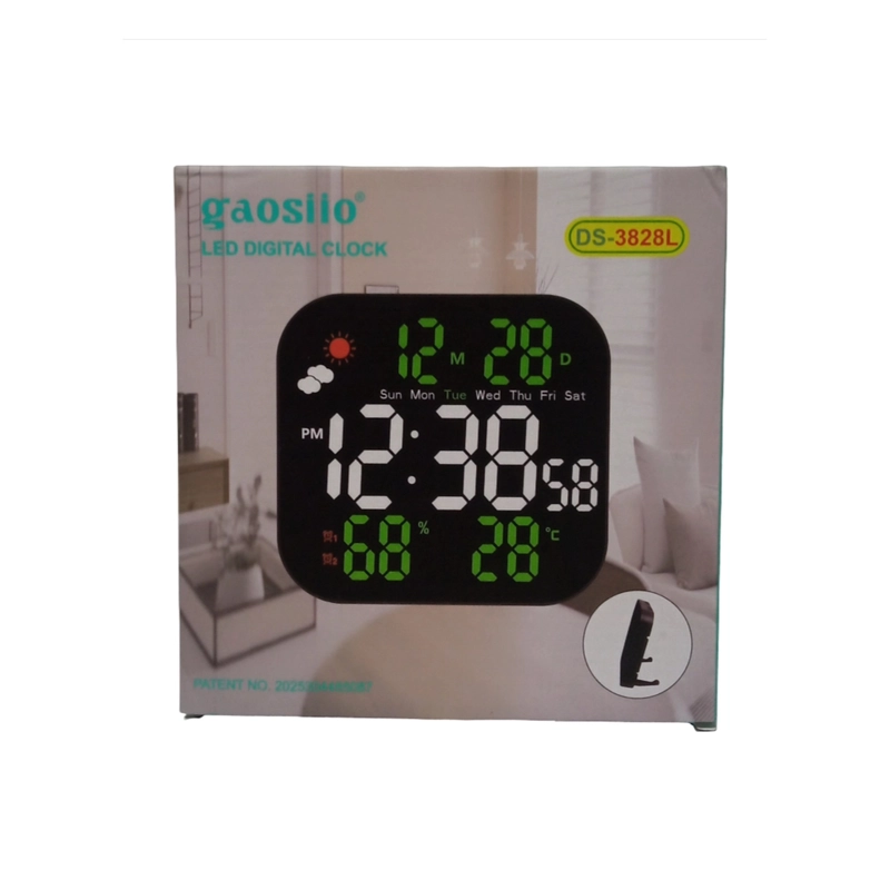 RELOJ DESPERTADOR DE PARED DS-3828L - 3