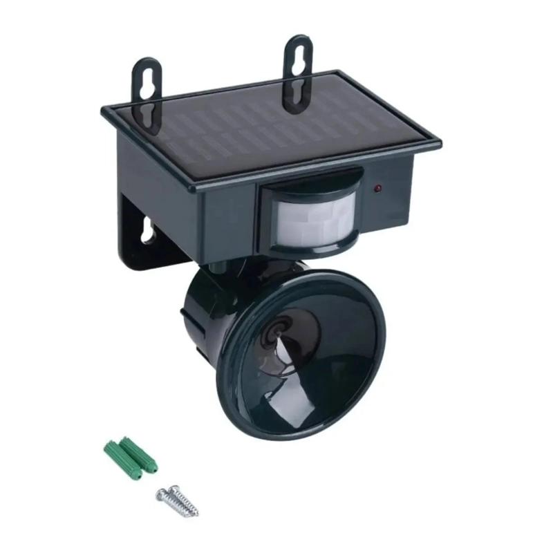 REPELENTE DE PLAGAS Y RODEADORES RECARGABLE SOLAR - 2