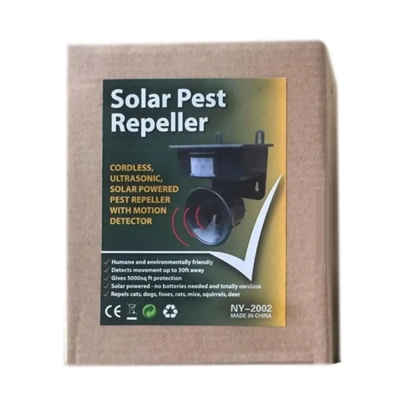 REPELENTE DE PLAGAS Y RODEADORES RECARGABLE SOLAR - 3