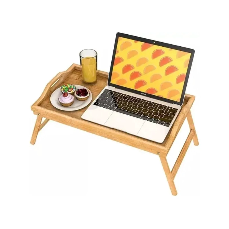 BANDEJA DE CAMA DESAYUNADOR MADERA BAMBU NOTEBOOK - 3