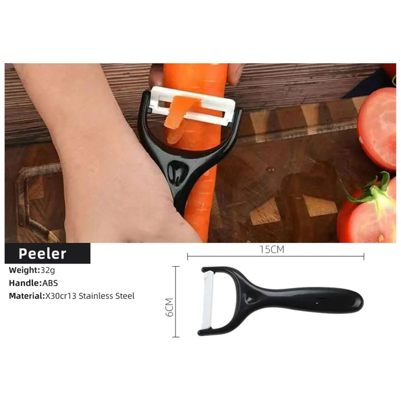 SET CUCHILLOS DE COCINA ASADO ACERO INOXIDABLE FORJADO 6 PCS - 2