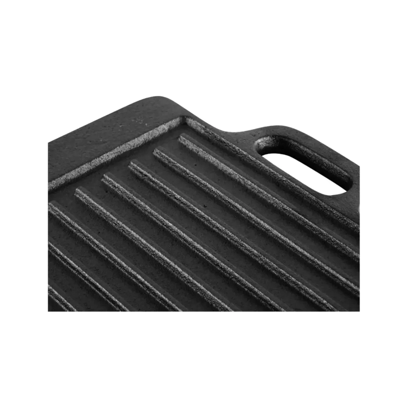 PLANCHA CHURRASQUERA DE HIERRO FUNDIDO 2 EN 1 - 5