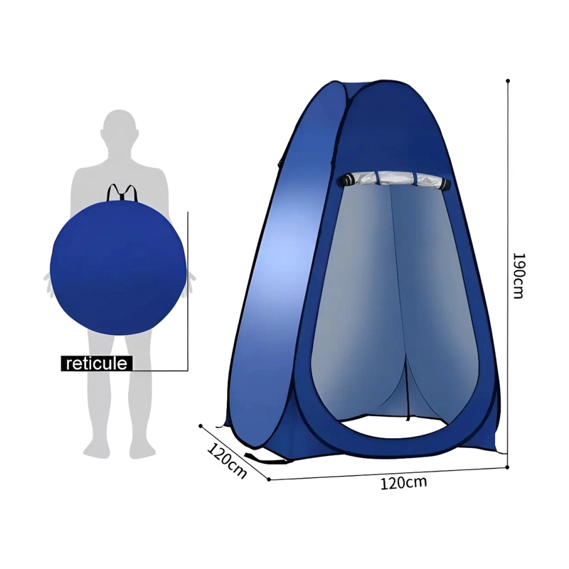 CARPA CASETA DE BAÑO VESTIDOR PORTATIL PARA CAMPING - 3