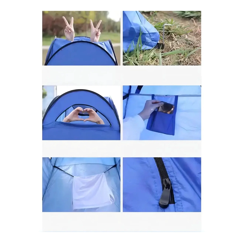 CARPA CASETA DE BAÑO VESTIDOR PORTATIL PARA CAMPING - 4