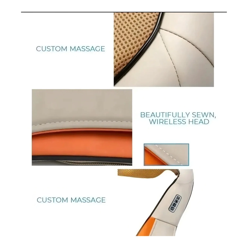 MASAJEADOR ELE CTRICO LUMBAR Y CERVICAL CON CALOR E INTENSIDAD AJUSTABLE - 7