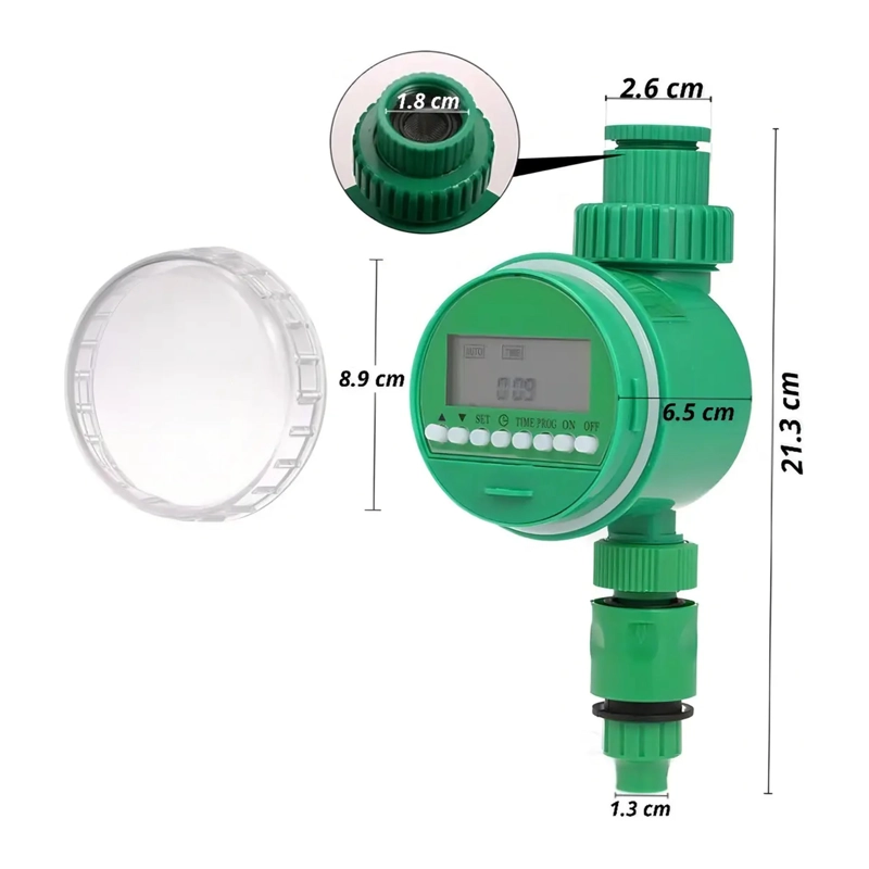TEMPORIZADOR RIEGO AUTOMATICO TIMER DIGITAL LCD PROGRAMADOR - 2