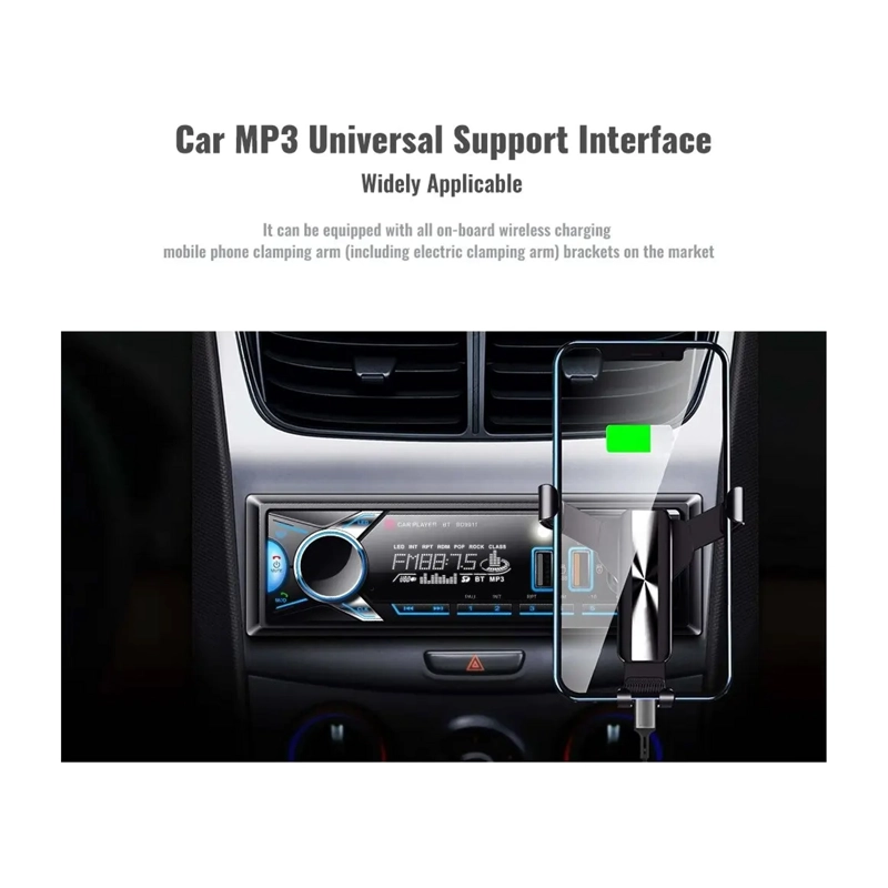 RADIO DE AUTO 1 DIN BLUETOOTH 2 USB CAR STUDIO APP MAS SOPORTE - 4