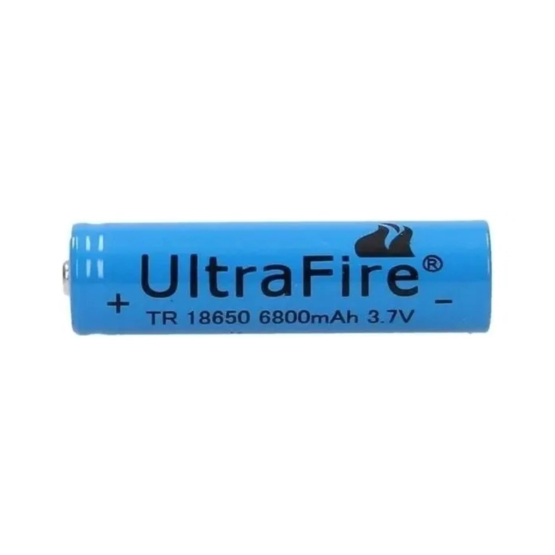 X10 BATERIAS 18650 RECARGABLES 3.7V 6800MAH PARA LINTERNA - 2