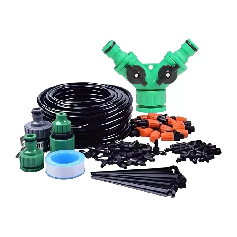 KIT DE RIEGO SISTEMA AUTOMATICO GOTEO O ASPERSOR 40M 158PCS - 5