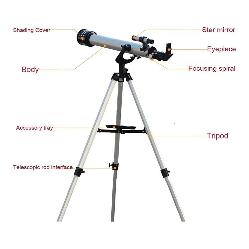 TELESCOPIO ASTRONOMICO PROFESIONAL F70060 EDUCATIVO ULTRA HD - 3