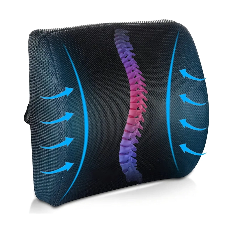 ALMOHADA PARA SILLA DE RUEDAS LUMBAR AUTO OFICINA - 3