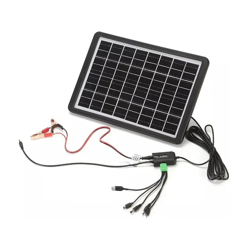 PANEL SOLAR EMERGENCIA CAMPING CARGADOR 15W ENERGIA - 1