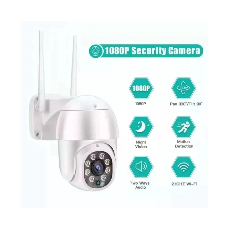 SMART CAMARA IP WIFI ALARMA EXTERIOR ANTI AGUA IP66 - 5