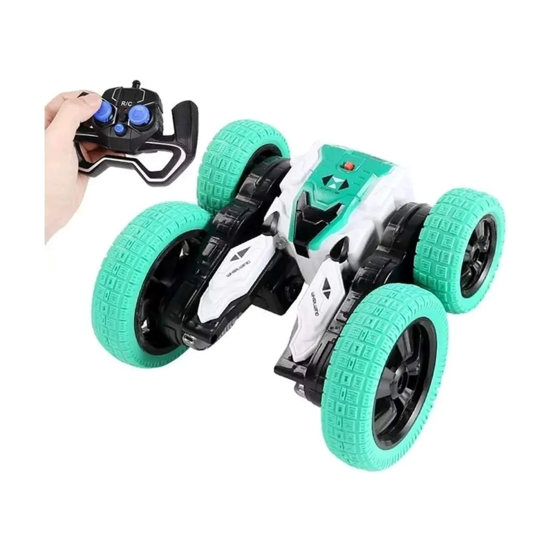 AUTO LOCO CRAZY CAR LUCES CONTROL REMOTO ACROBATICO 360 - 1