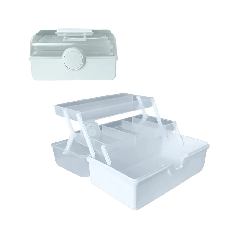 CAJA ORGANIZADORA PLASTICA MULTIUSO COMPARTIMIENTOS PEQUEÑA - 2
