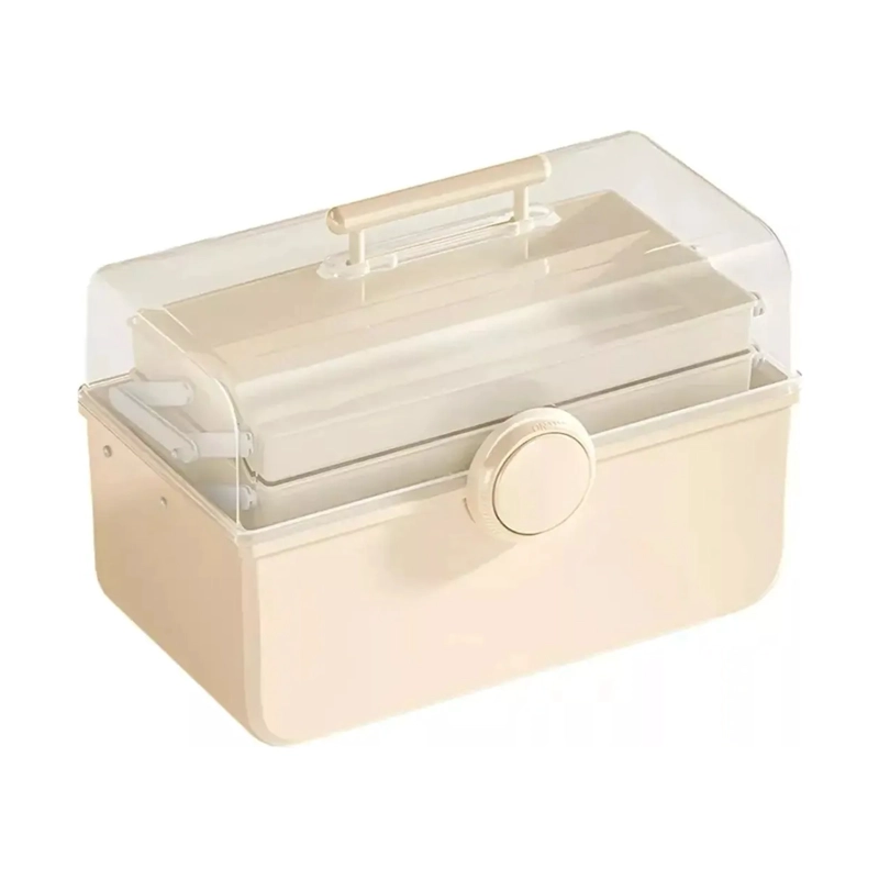CAJA PRIMEROS AUXILIOS BOTIQUIN ORGANIZADOR 3 NIVEL 28X16X16 - 1
