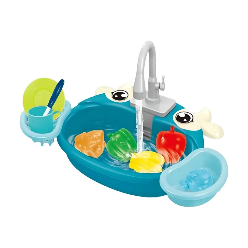 JUGUETE FREGADERO DE COCINA PARA NIÑOS CON AGUA Y ACCESORIOS - 3