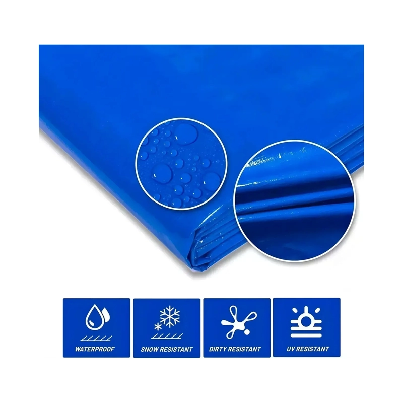 CARPA TOLDO LONA IMPERMEABLE CUBRE AUTOS COBERTOR 4X5 MTS - 3
