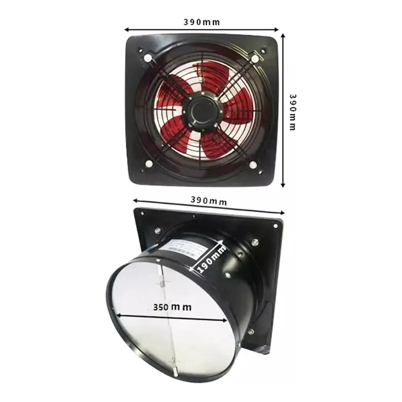 EXTRACTOR DE AIRE INDUSTRIAL 16 PULGADAS 750W - 4