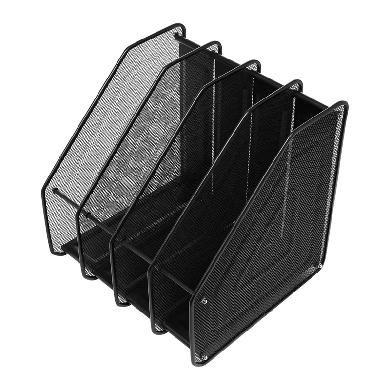 ORGANIZADOR OFICINA VERTICAL 4 DIVISIONES REVISTERO LIBROS - 1