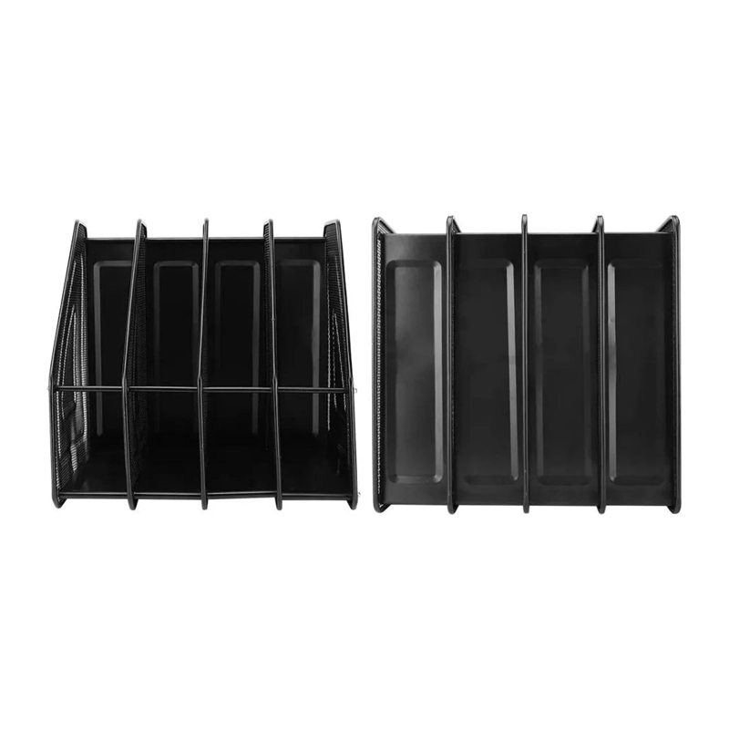 ORGANIZADOR OFICINA VERTICAL 4 DIVISIONES REVISTERO LIBROS - 2