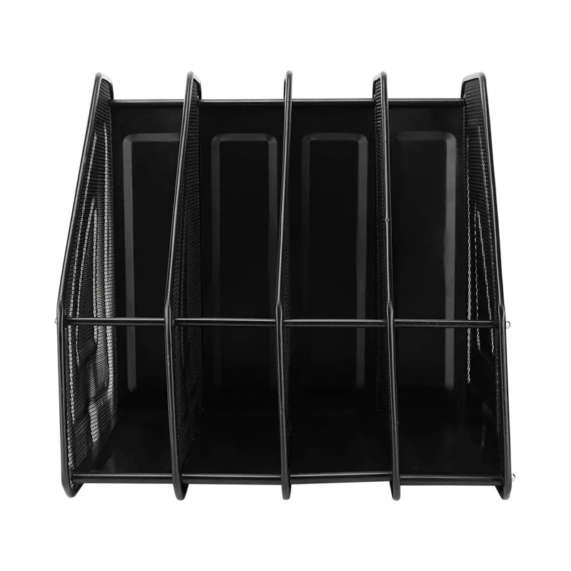 ORGANIZADOR OFICINA VERTICAL 4 DIVISIONES REVISTERO LIBROS - 4