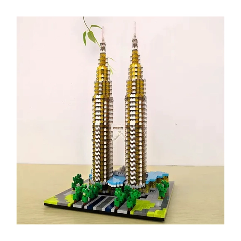 SET DE CONSTRUCCION PETRONAS TWIN TOWERS 2351 PIEZAS - 3