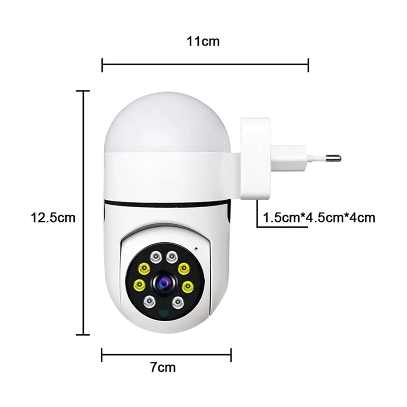 CAMARA WIFI IP MOVIMIENTO ALARMA EXTERIOR ANTI AGUA FULL HD - 3