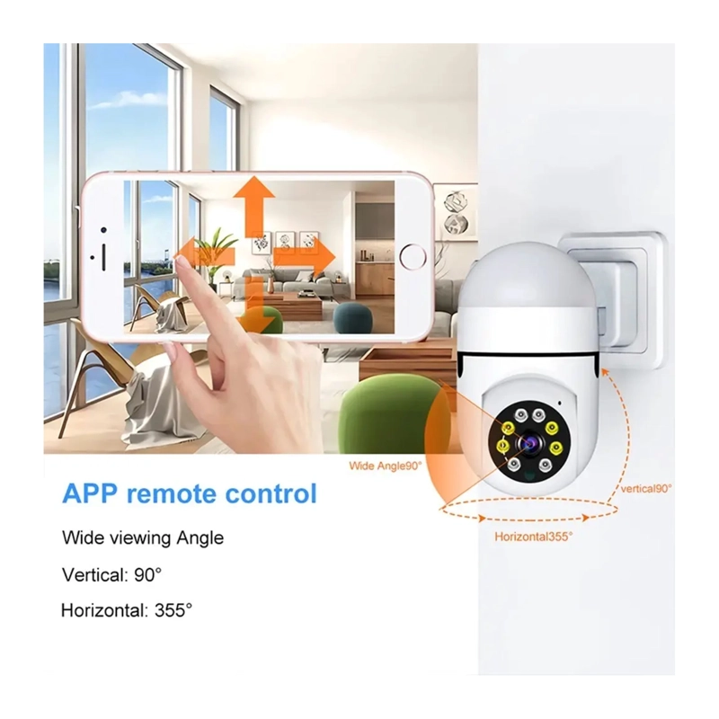 CAMARA WIFI IP MOVIMIENTO ALARMA EXTERIOR ANTI AGUA FULL HD - 4