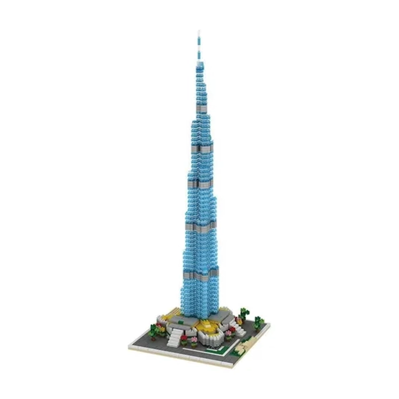 SET DE CONSTRUCCION BURJ KHALIFA MINI 3D 1681 PIEZAS - 1