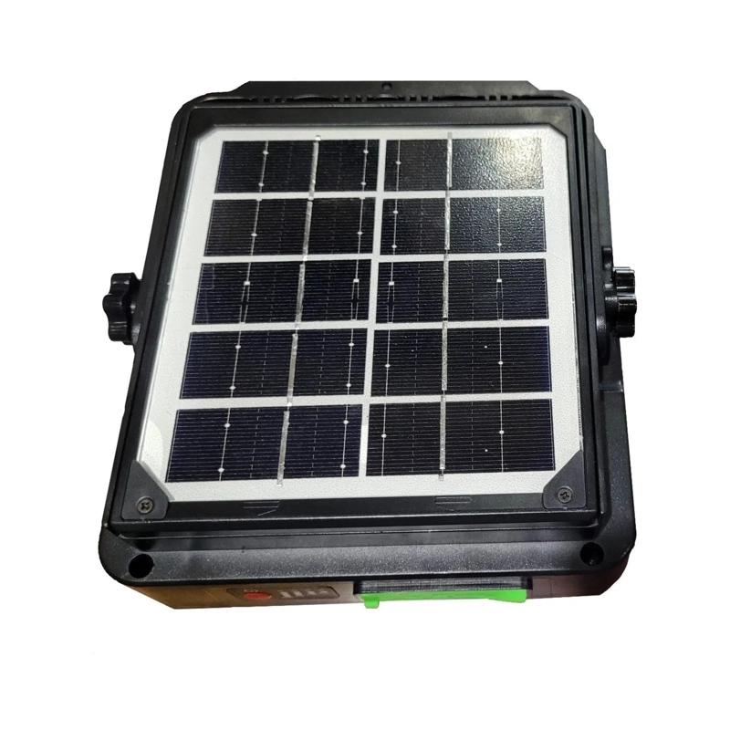 FOCO LED PORTATIL RECARGABLE 150W PANEL SOLAR 4 MODO LUZ - 5