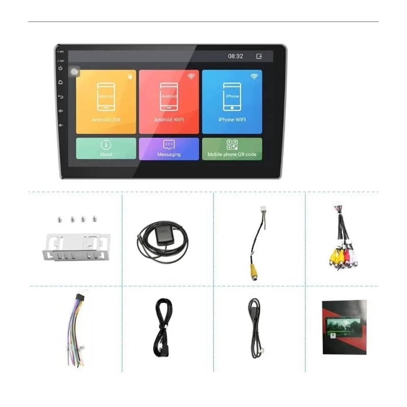 RADIO ANDROID 12 MIRROR LINK WIFI 2 DIN 10'' 2 GB RAM 32 GB - 2