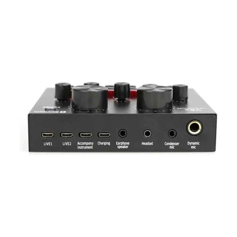 MICROFONO CONDENSADOR SOPORTE BRAZO TARJETA SONIDO V8 - 2