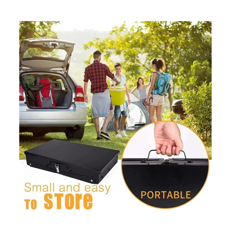 MINI ESTUFA PARRILLA PARRILLERA PLEGABLE BARBACOA PORATIL - 3