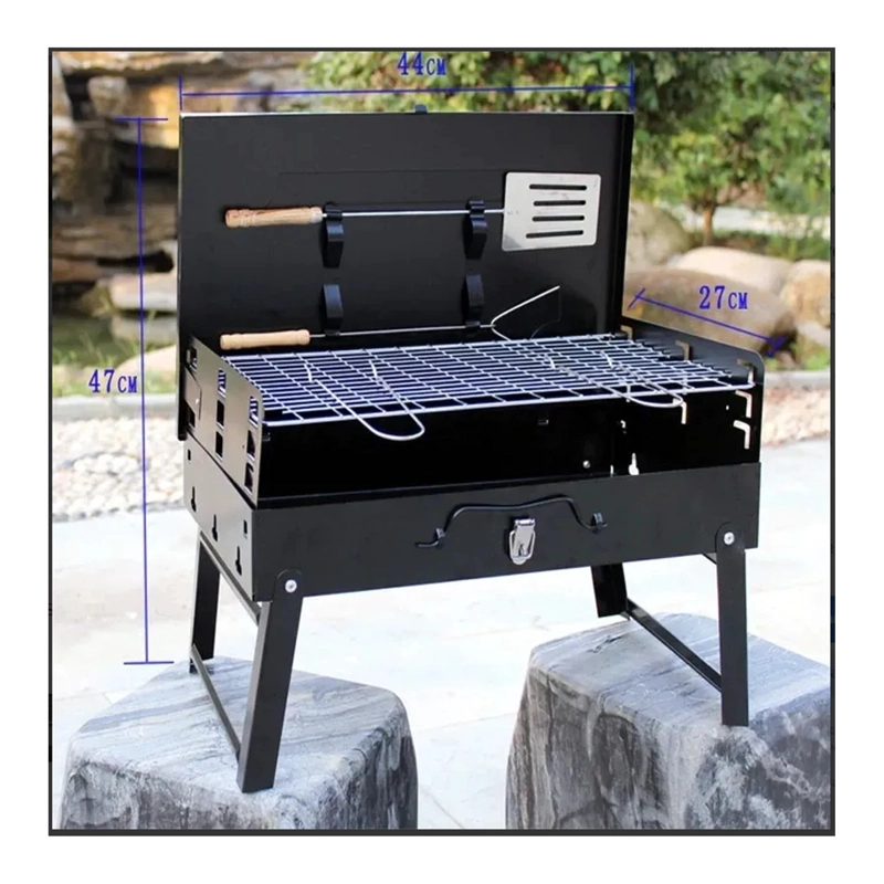 MINI ESTUFA PARRILLA PARRILLERA PLEGABLE BARBACOA PORATIL - 4